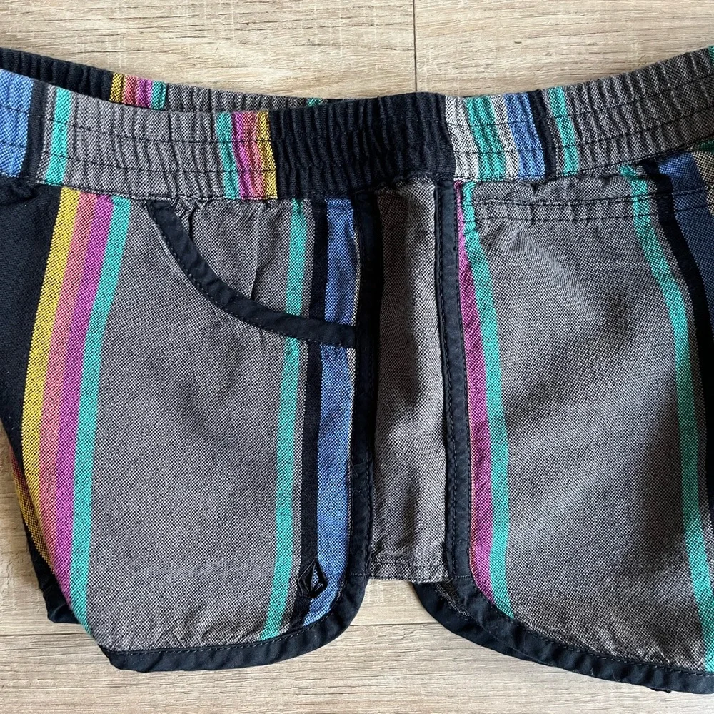 Volcom Multicolor Striped Line Up Shorts - Picture 5 of 7